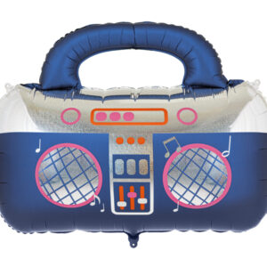 Foil balloon Boombox, 98x70.5 cm