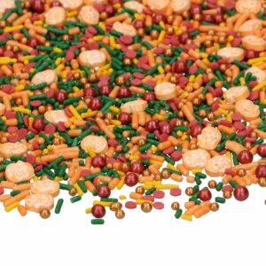 FunCakes 3D Sprinkle Medley Pumpkin Glow 70g