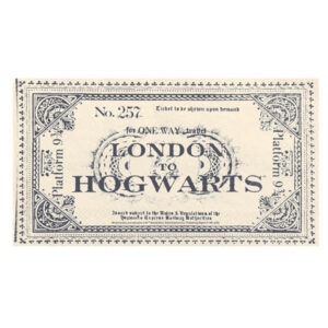 Paper napkins Harry Potter London to Hogwarts Ticket, 33x40 cm