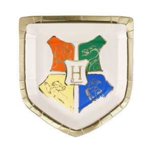 Paper plates Harry Potter Hogwarts Crest