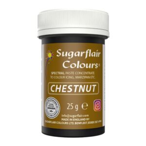 Sugarflair Paste Colour Chestnut 25g