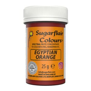 Sugarflair Paste Colour Egyptian Orange 25g