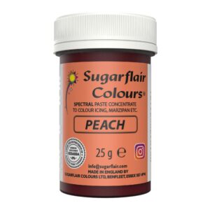 Sugarflair Paste Colour Peach 25g