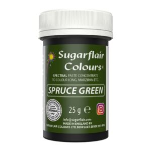 Sugarflair Paste Colour Spruce Green 25g