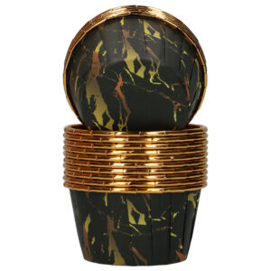 Wilton Muffin Cups Marble Black pk/50